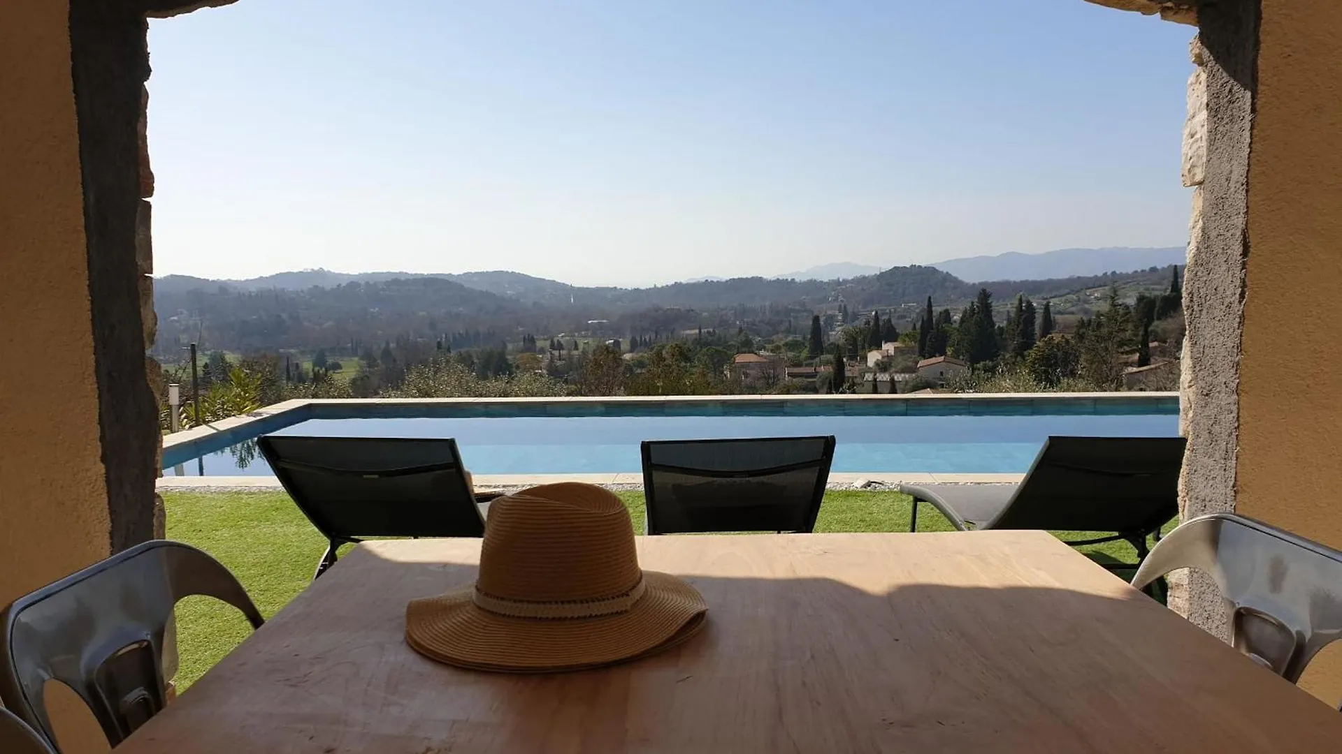 Modern House With Pool And Beautiful Terrace Sea View - Benakey Villa Opio 0*,  France